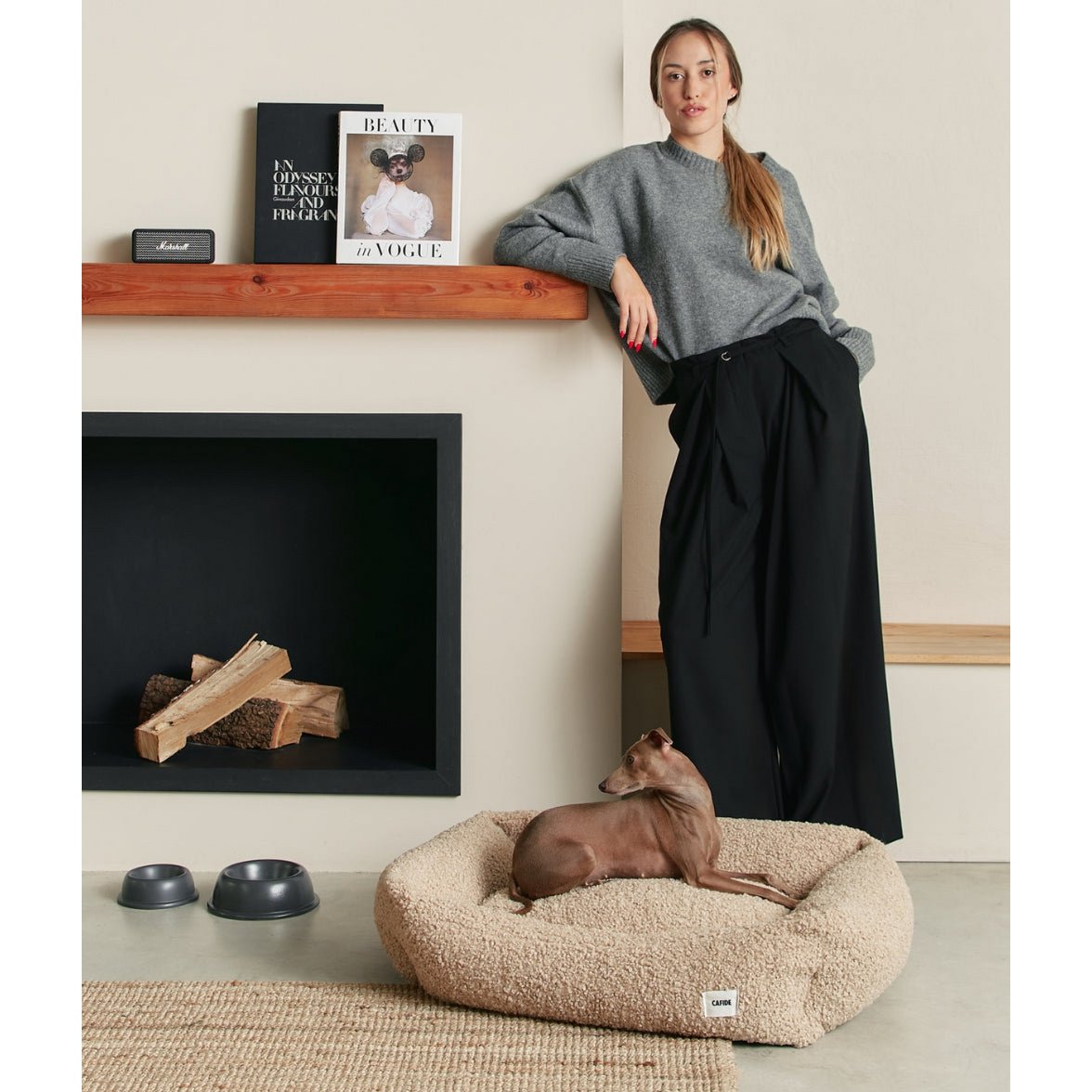 Soft Lounge Hondenbed - Teddy Beige