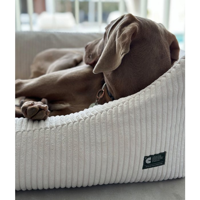 Soft Lounge Hondenmand - Rib Grijs